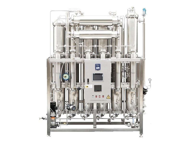 Multi effect distilled water machine