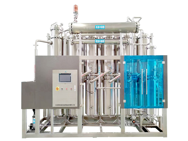 Multi effect distilled water machine